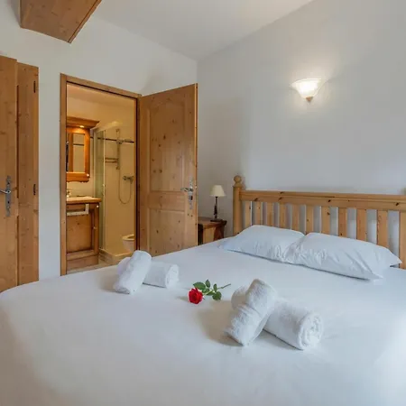 公寓 Terrasse Bec Rouge Montroc - Happy