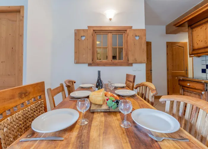 公寓 Terrasse Bec Rouge Montroc - Happy *